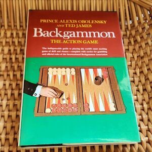 Vintage 60's Backgammon Book Prince Alexis Obolensky & Ted James
